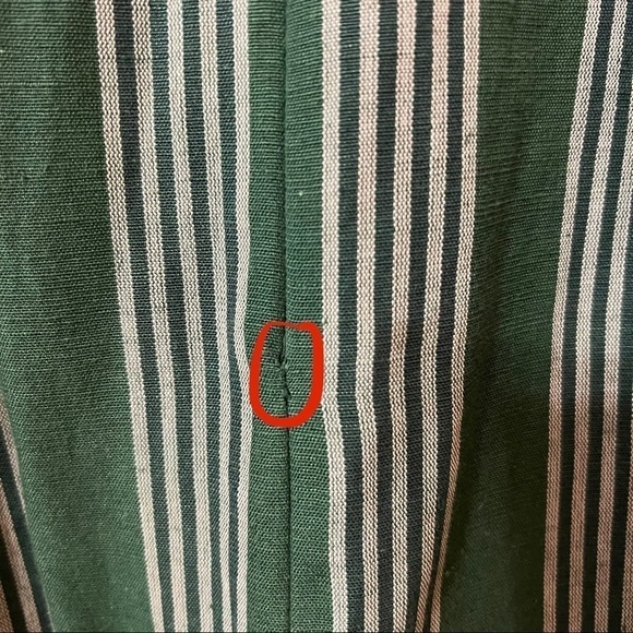 Anthropologie | NWOT Payal Pratap Calypso Stripe Linen Wide Leg Jumpsuit Size 0 - Picture 14 of 15